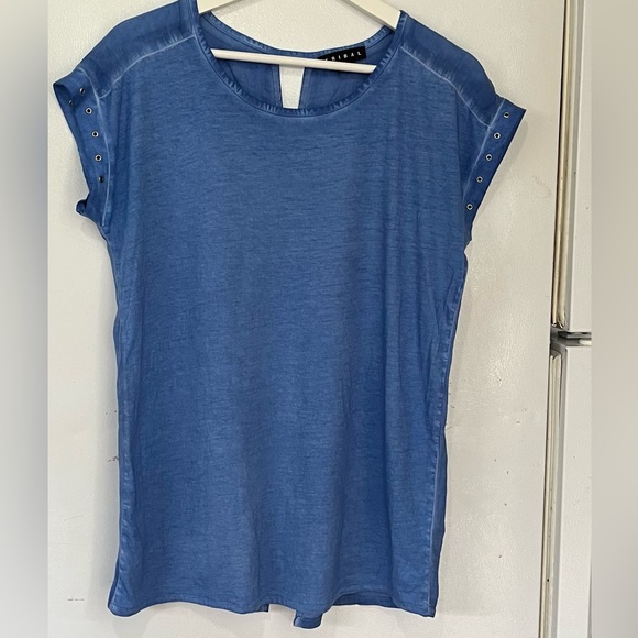 TRIBAL Blue Woman’s top Sz XS - Picture 1 of 7